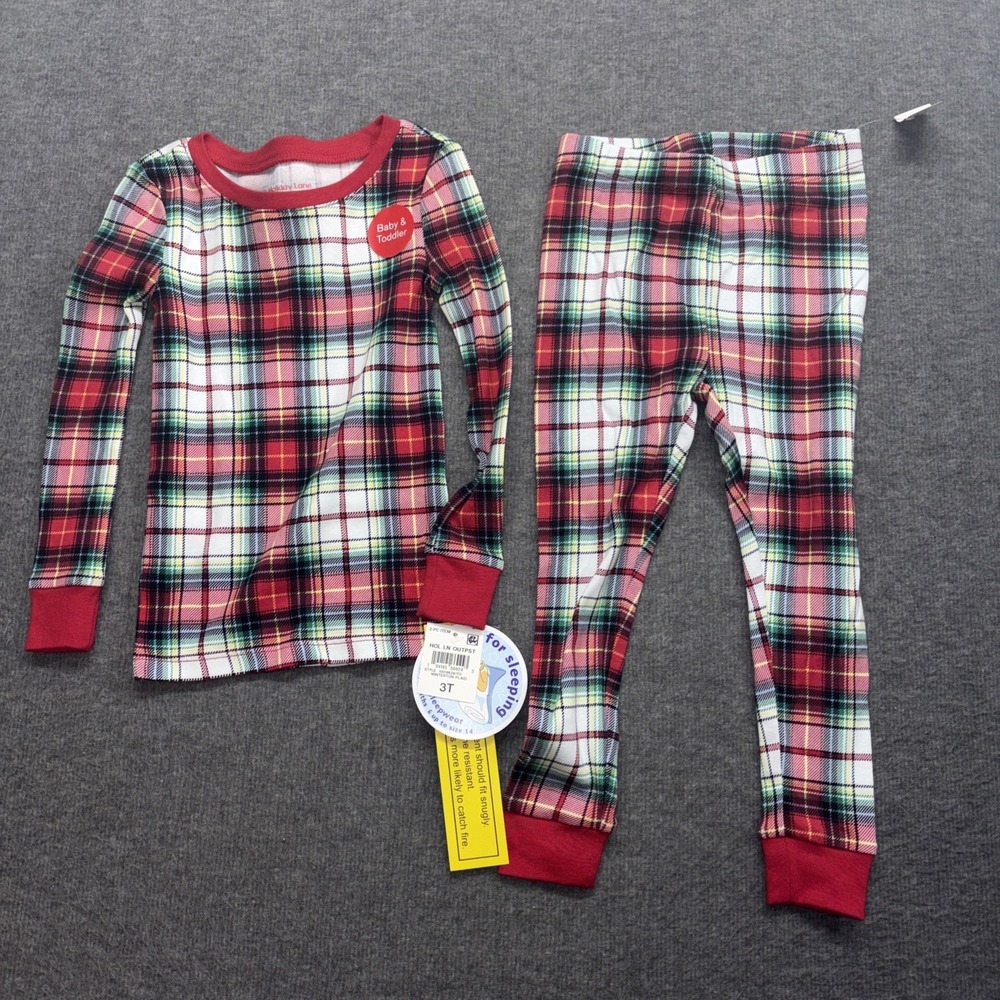 Holiday Lane Little & Big Kids Cotton PAJAMA PANT,‎ Winterton Plaid, Size-3T